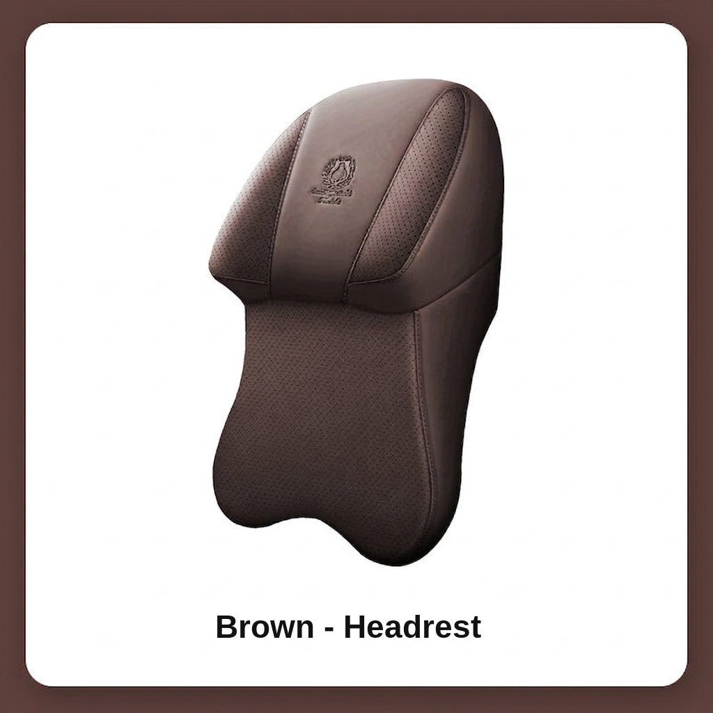 [Full leather on both sides] aviation-grade car neck pillow, memory foam, neck pillow, neck pillow in the car, car seat, neck pillow