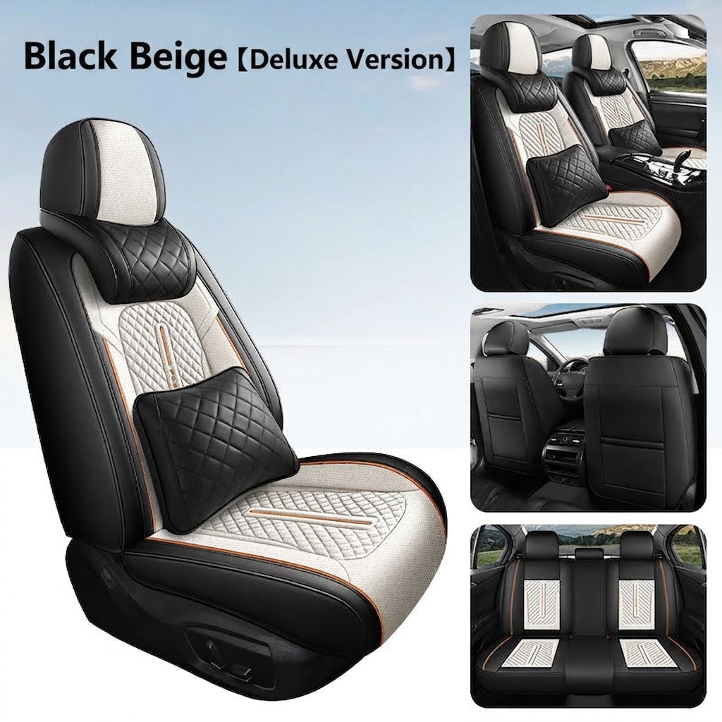 New car seat cushions fully covered, all-season universal seat covers, all five seats, full leather, high-quality seat covers sold directly from the manufacturer