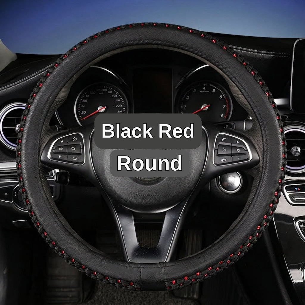 Factory direct sales of Ice Silk breathable non-slip steering wheel covers, all-season universal car handlebar covers, cross-border e-commerce Amazon