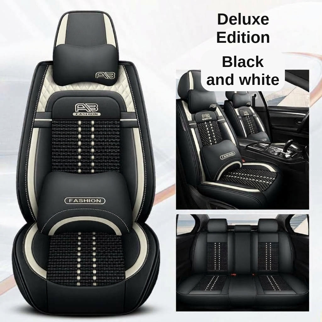 Car seat cushion new all-enclosed special seat cover four seasons universal leather seat cover summer ice silk cartoon seat cushion cover