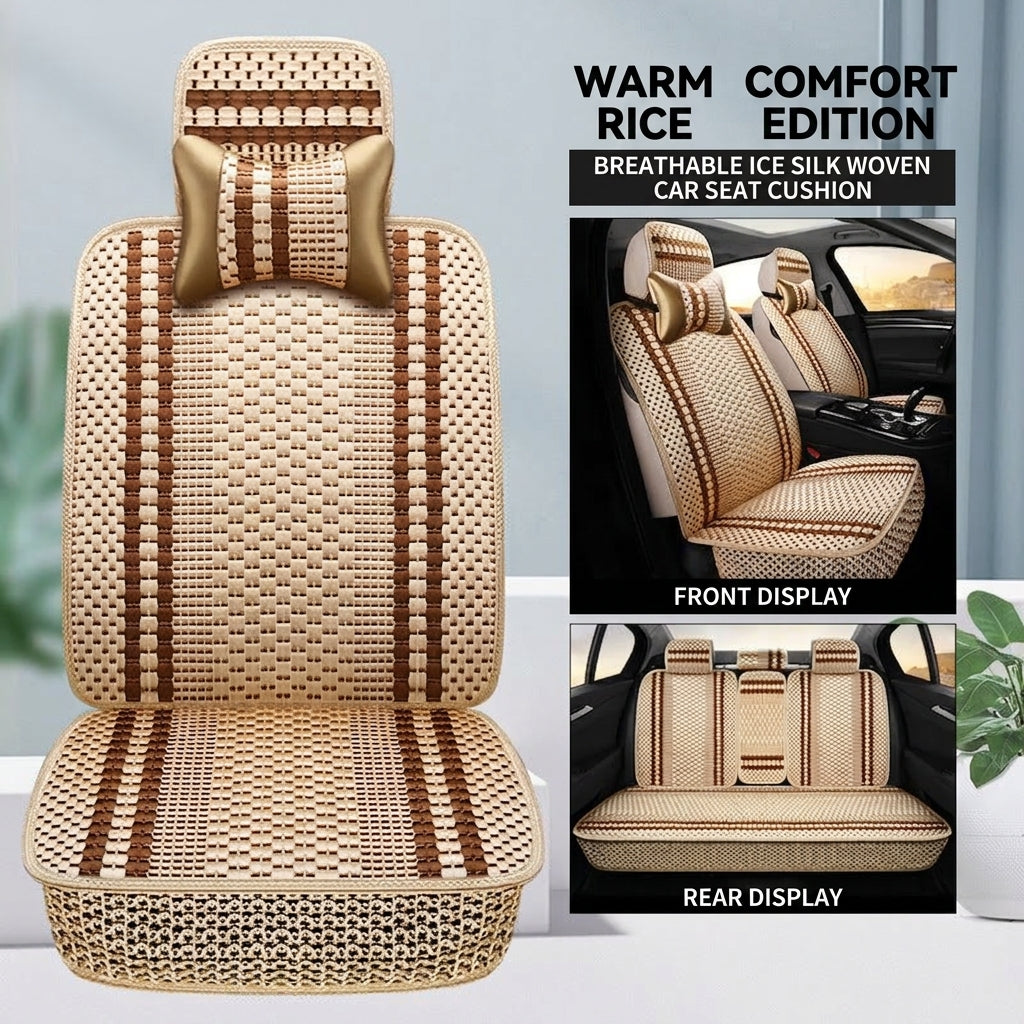 Car Cushion Four Seasons Universal Ice Silk Seat Cover Summer Cool Cushion Single Piece Car Single Pad Wholesale Factory Direct All-Inclusive