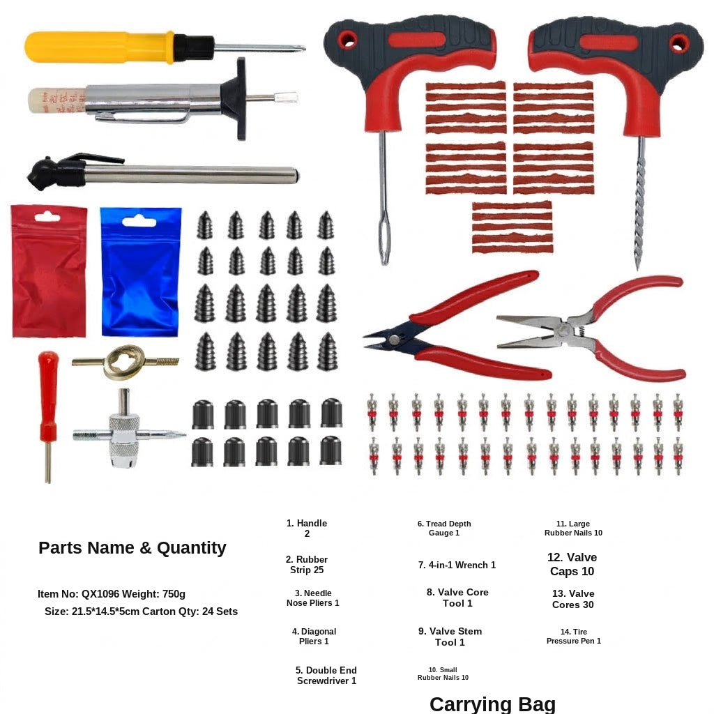 Tire Repair Tool Set - Universal Fit