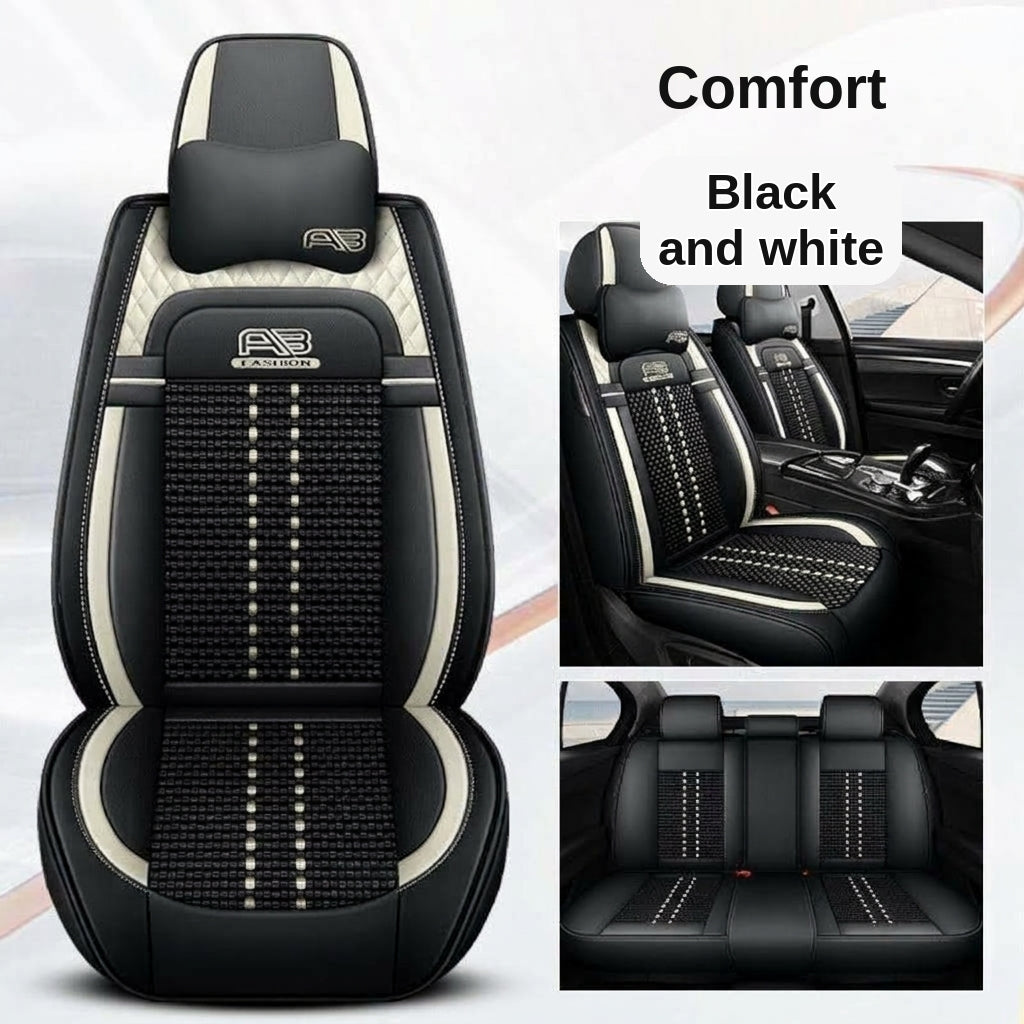 Car seat cushion new all-enclosed special seat cover four seasons universal leather seat cover summer ice silk cartoon seat cushion cover