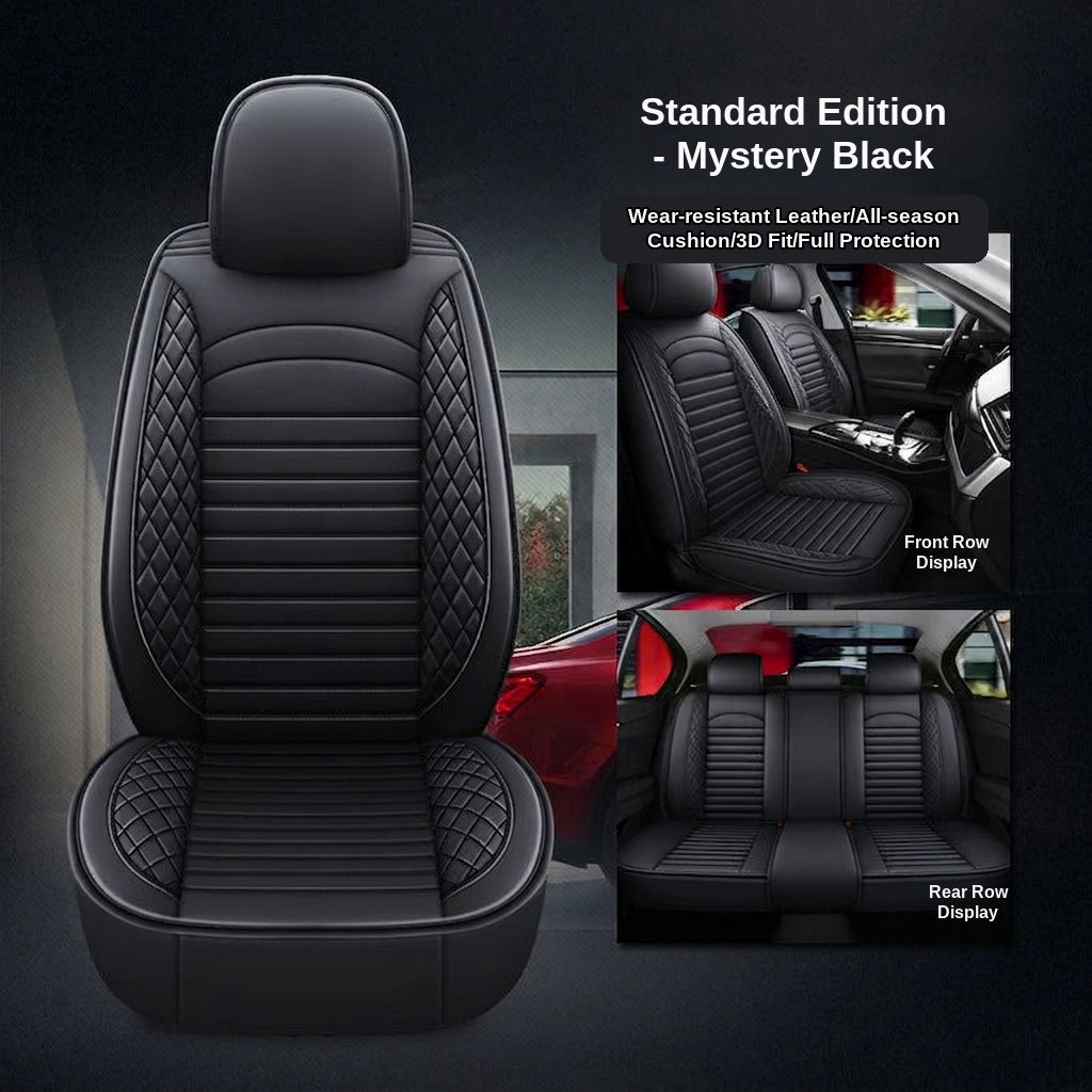 New all-season universal cartoon car seat cushion wholesale, premium feel, full leather, full coverage for small passenger car seat cushions