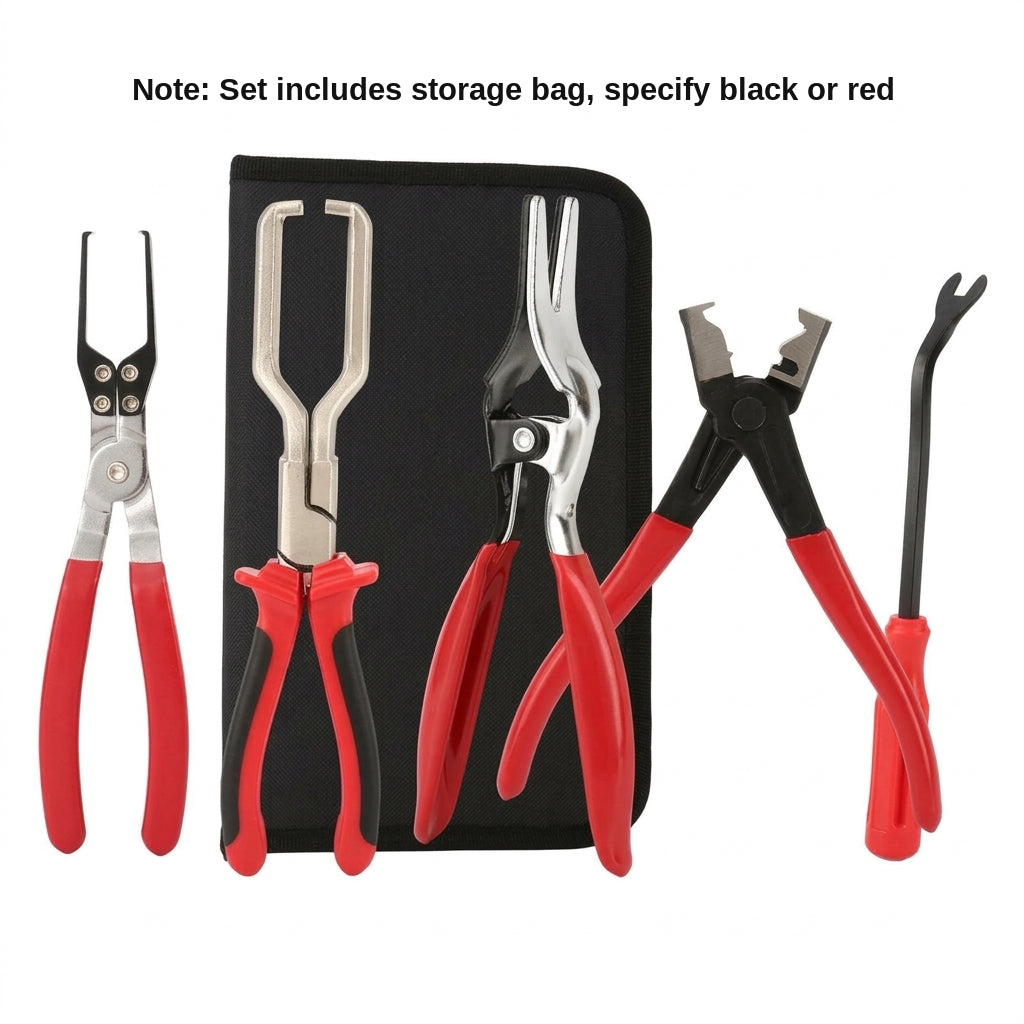 Cross-border automotive repair tool sets, gasoline pipe joint disassembly pliers, car ring separators, pipe bundle pliers, wholesale