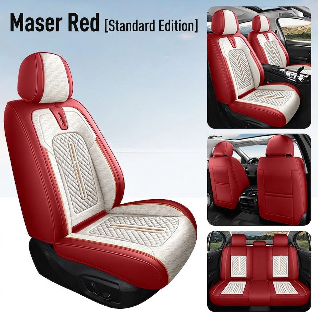 New car seat cushions fully covered, all-season universal seat covers, all five seats, full leather, high-quality seat covers sold directly from the manufacturer