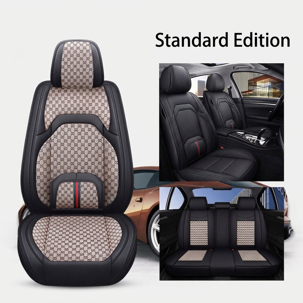 Car seat cushions are fully covered, all-season universal, five-seat small car seat cushions, reinforced waist belts, memory foam, and wholesale car seat cushions