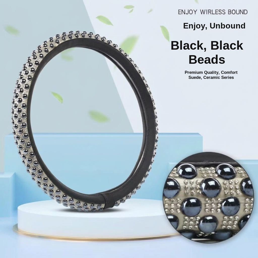 Steering Wheel Cover with Ceramic Ice Beads