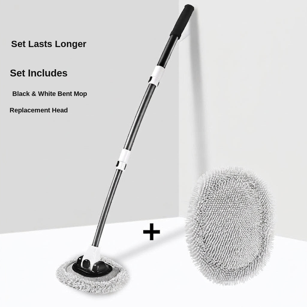 Car Wash Mop Retractable Bending Rod, Car Special Mop, Injury Resistant Car Car Wash Brush, Cleaning Tools, Car Cleaning Tools, Car Polishing Artifact
