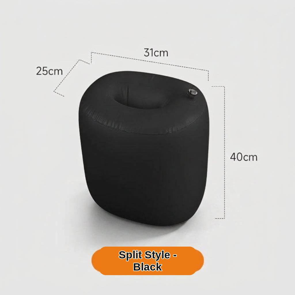 Car inflatable bed footrest rear seat gap pad, car and sedan rear seat gap pad, inflatable interior rest filling pad