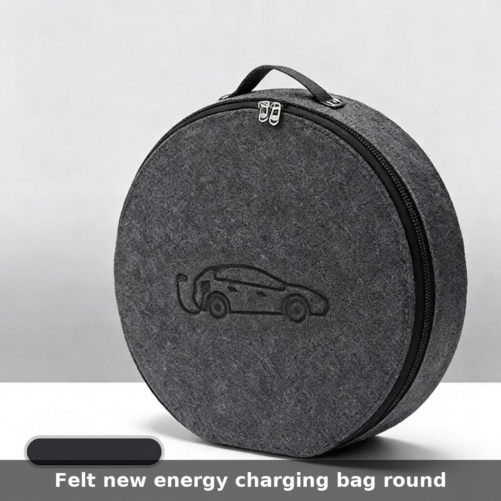 Charging gun storage bag, car charger storage bag, logo-printed waterproof charging gun bag, new energy vehicle bag