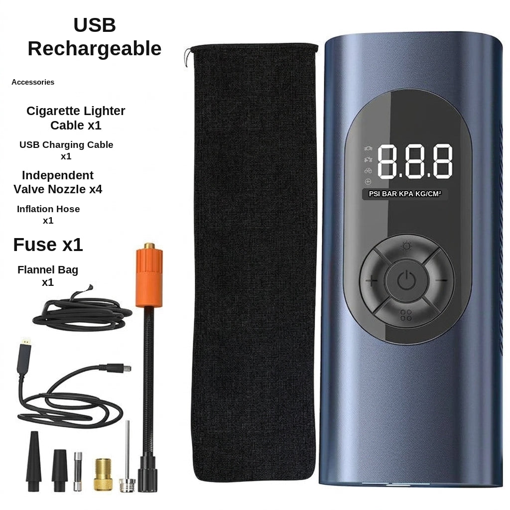 Cross-border Cordless Air Pump Portable Car Electric Pump High Power Tire 12v Car Inflator Pump