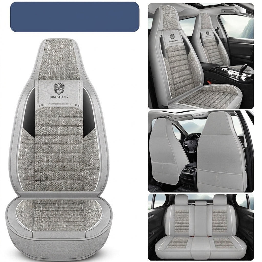 25 years new linen split head car seat cushion four seasons universal seat cover original piece drop shipping cross-border wholesale