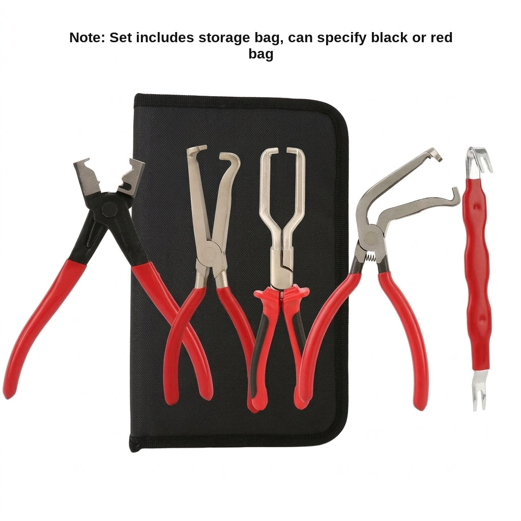 Cross-border automotive repair tool sets, gasoline pipe joint disassembly pliers, car ring separators, pipe bundle pliers, wholesale