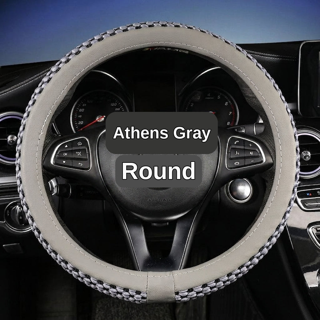 Factory direct sales of Ice Silk breathable non-slip steering wheel covers, all-season universal car handlebar covers, cross-border e-commerce Amazon