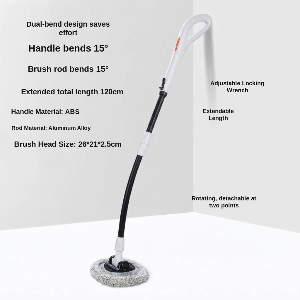 Car Wash Mop Retractable Bending Rod, Car Special Mop, Injury Resistant Car Car Wash Brush, Cleaning Tools, Car Cleaning Tools, Car Polishing Artifact