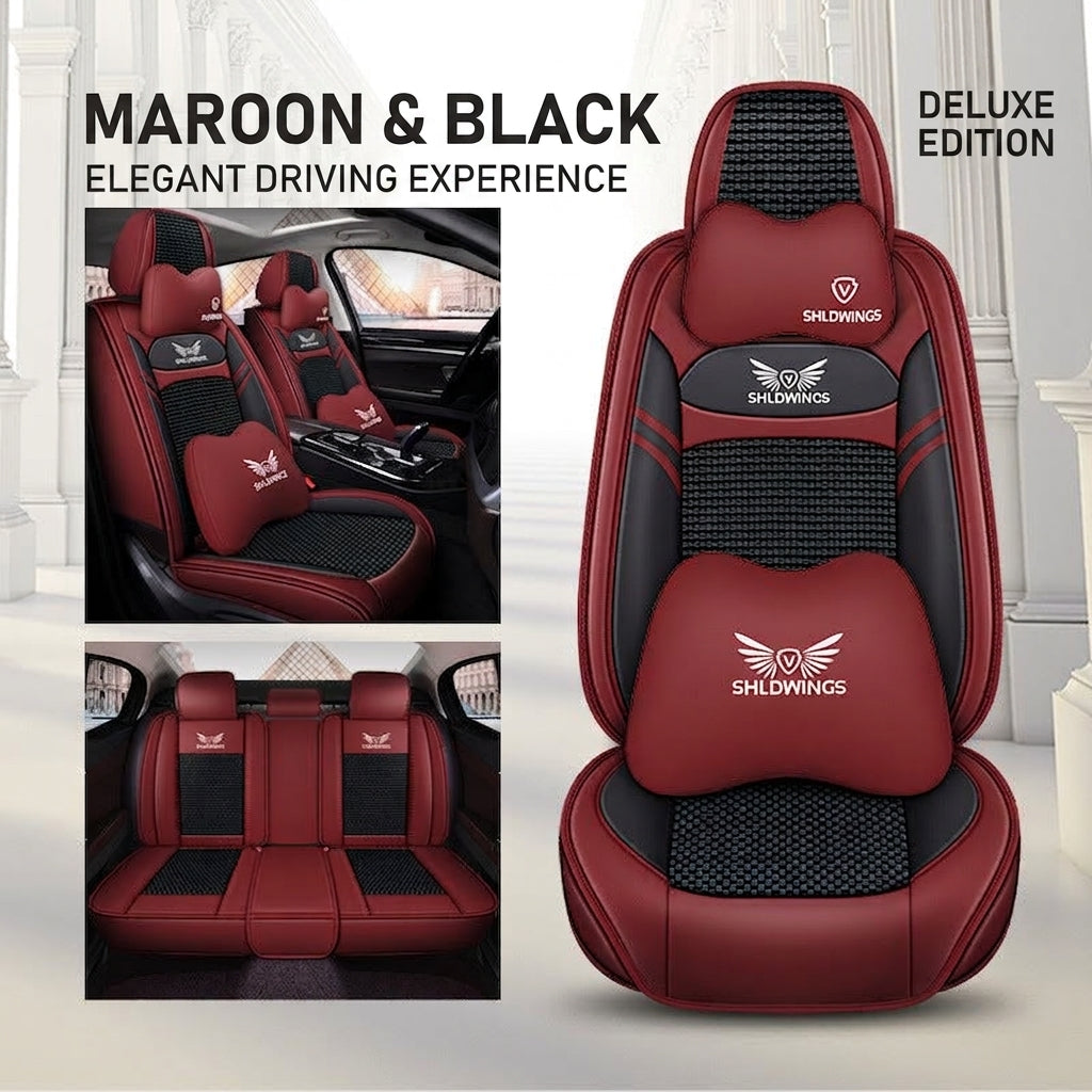 Full-coverage car seat covers for Napa leather car seat cushions, five-seat universal Ice Silk car seat cushions, all-season universal model wholesale