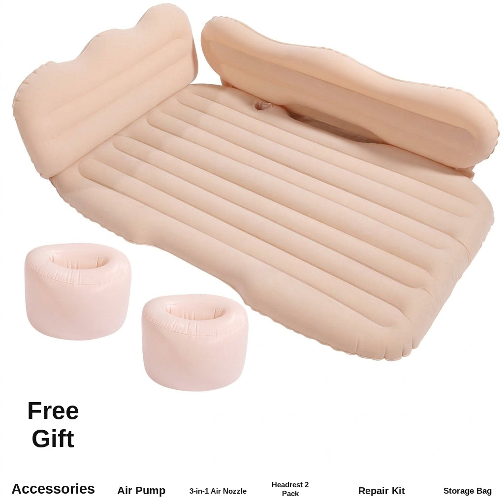 Car inflatable mattress, rear seat sleeping mat, multifunctional travel mattress, thickened inflatable mattress for SUVs and sedans