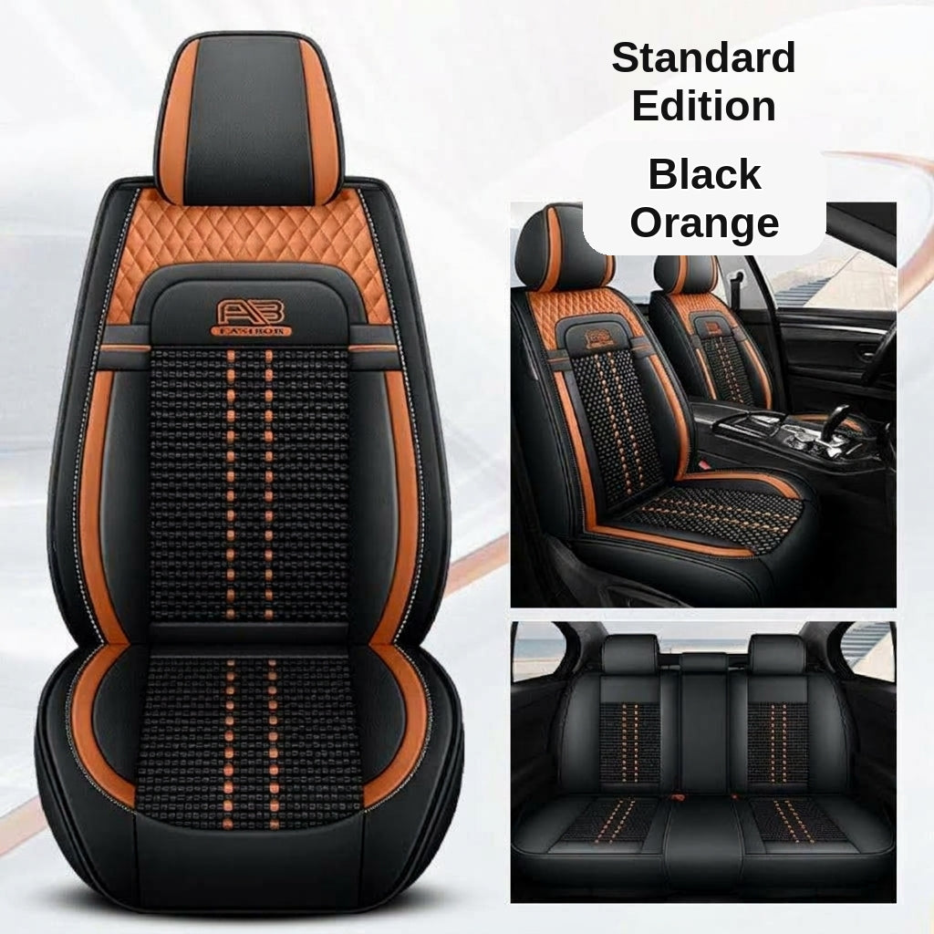 Car seat cushion new all-enclosed special seat cover four seasons universal leather seat cover summer ice silk cartoon seat cushion cover