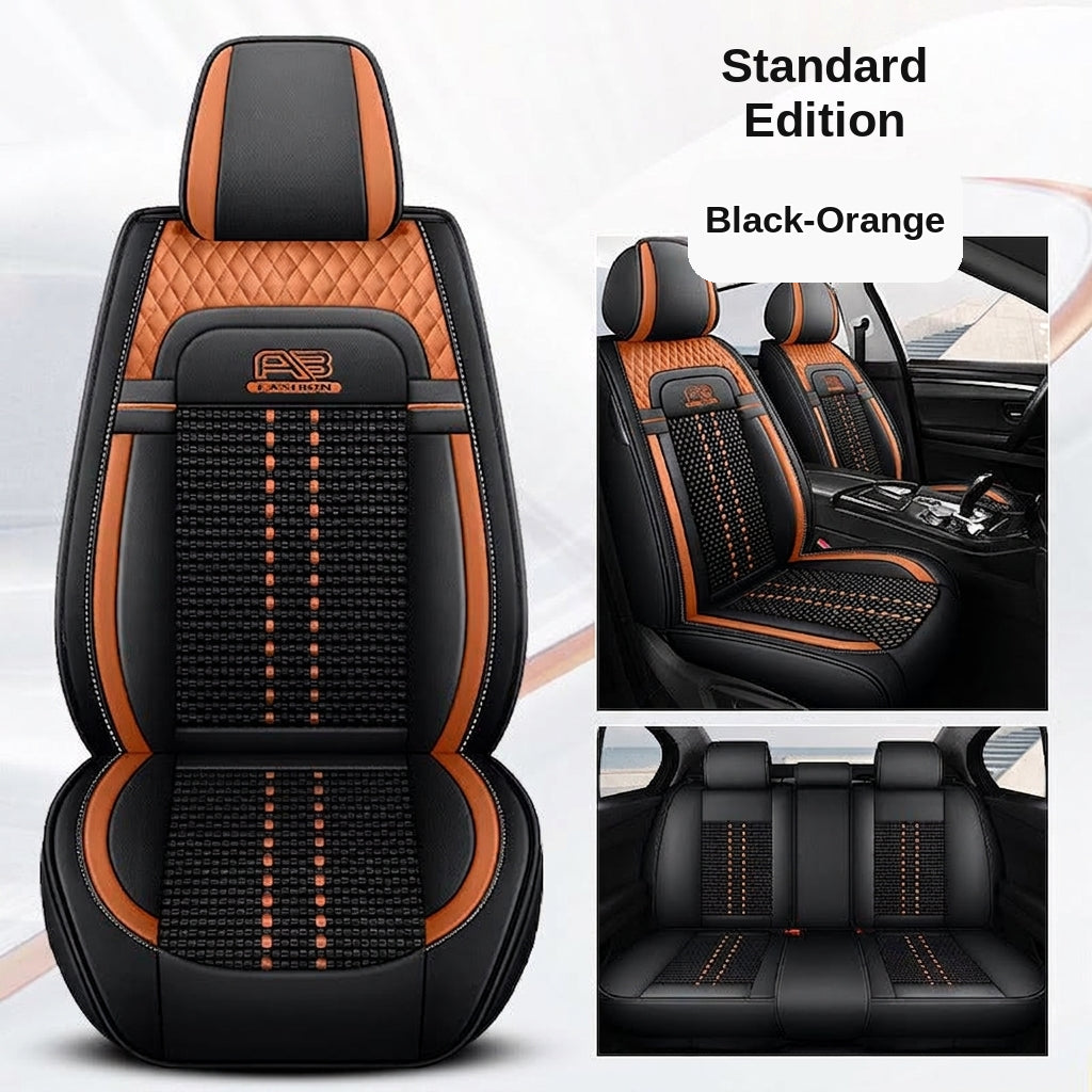 Car seat cushion new all-enclosed special seat cover four seasons universal leather seat cover summer ice silk cartoon seat cushion cover