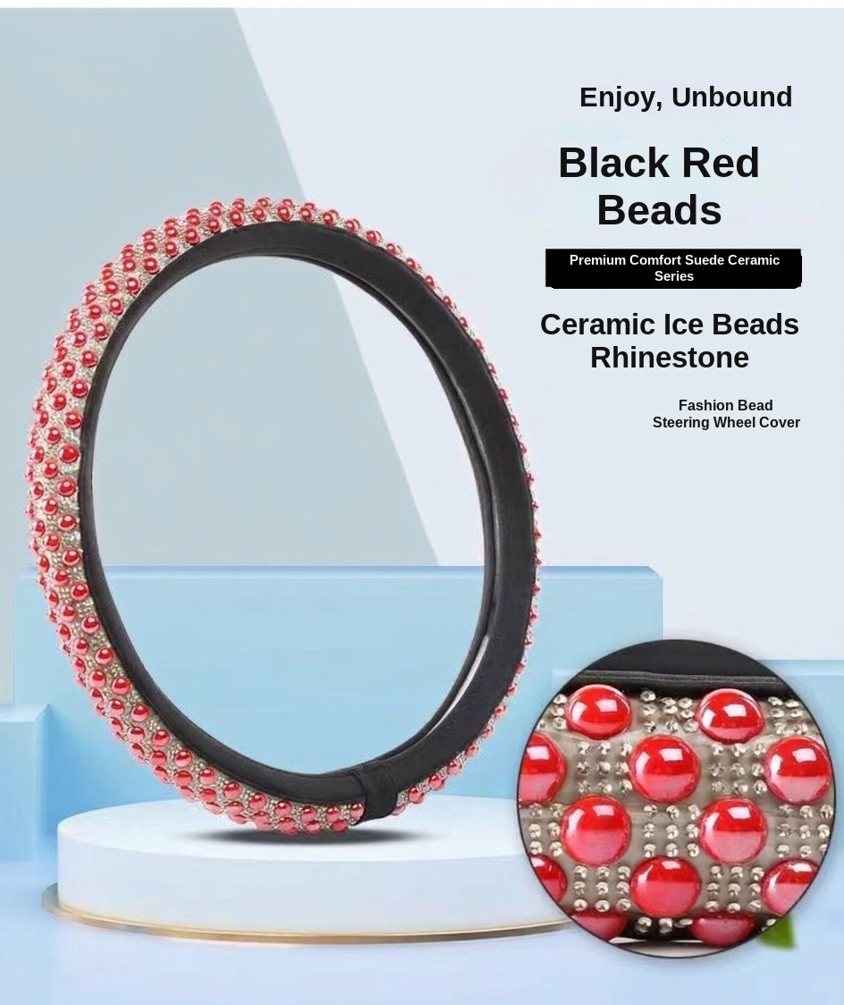 Steering Wheel Cover with Ceramic Ice Beads