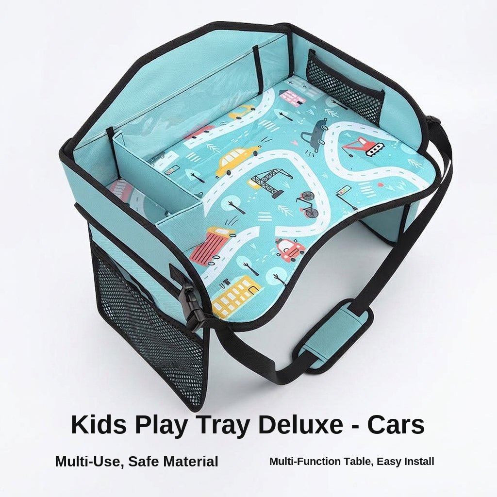 Cross-border car mini table, children's travel tray, car rear seat soothing tool, safety seat folding table