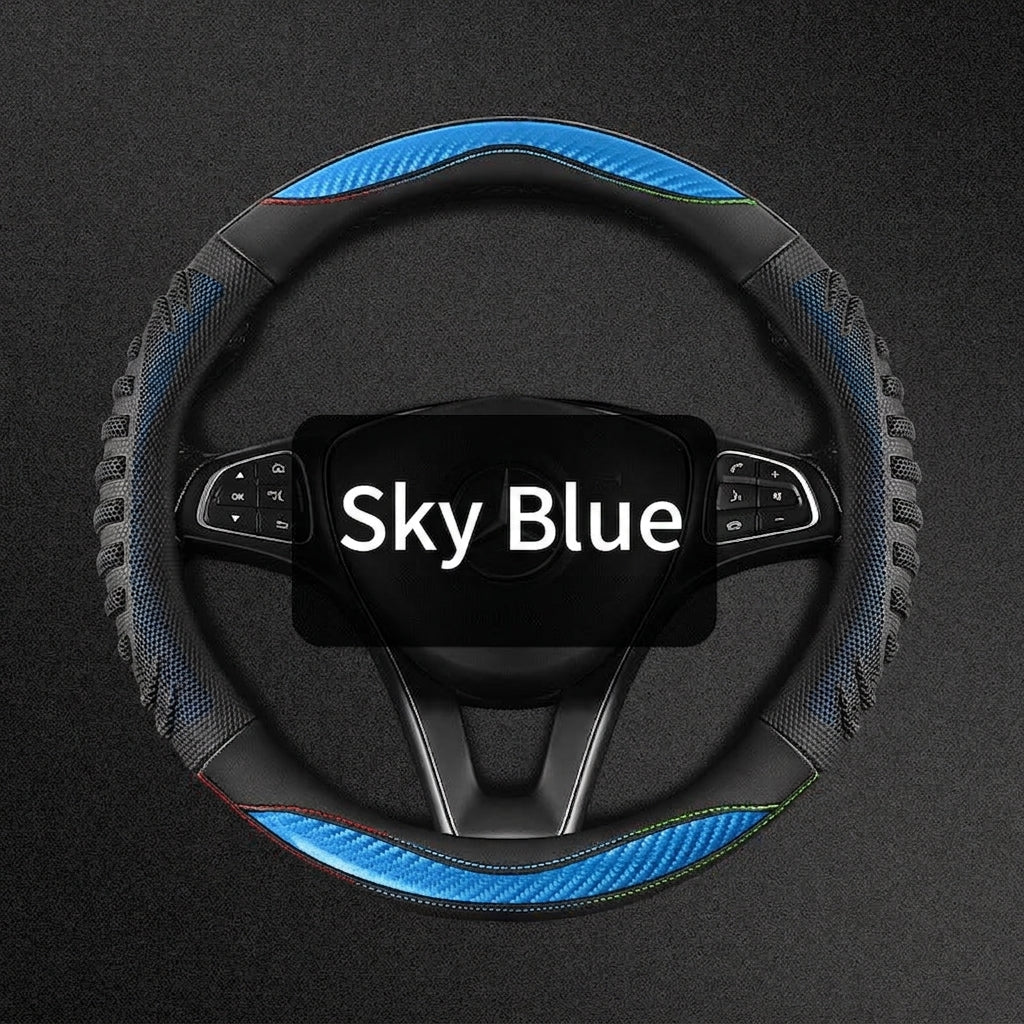 Four-season universal honeycomb sports handlebar covers, steering wheel covers, anti-slip modification covers, cross-border Douyin one-piece dropshipping