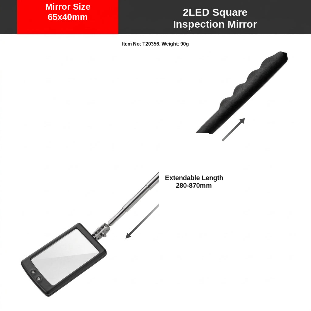 Universal telescopic folding inspection mirror, car bottom inspection mirror, chassis mirror, pipe endoscope, and automotive chassis mirror
