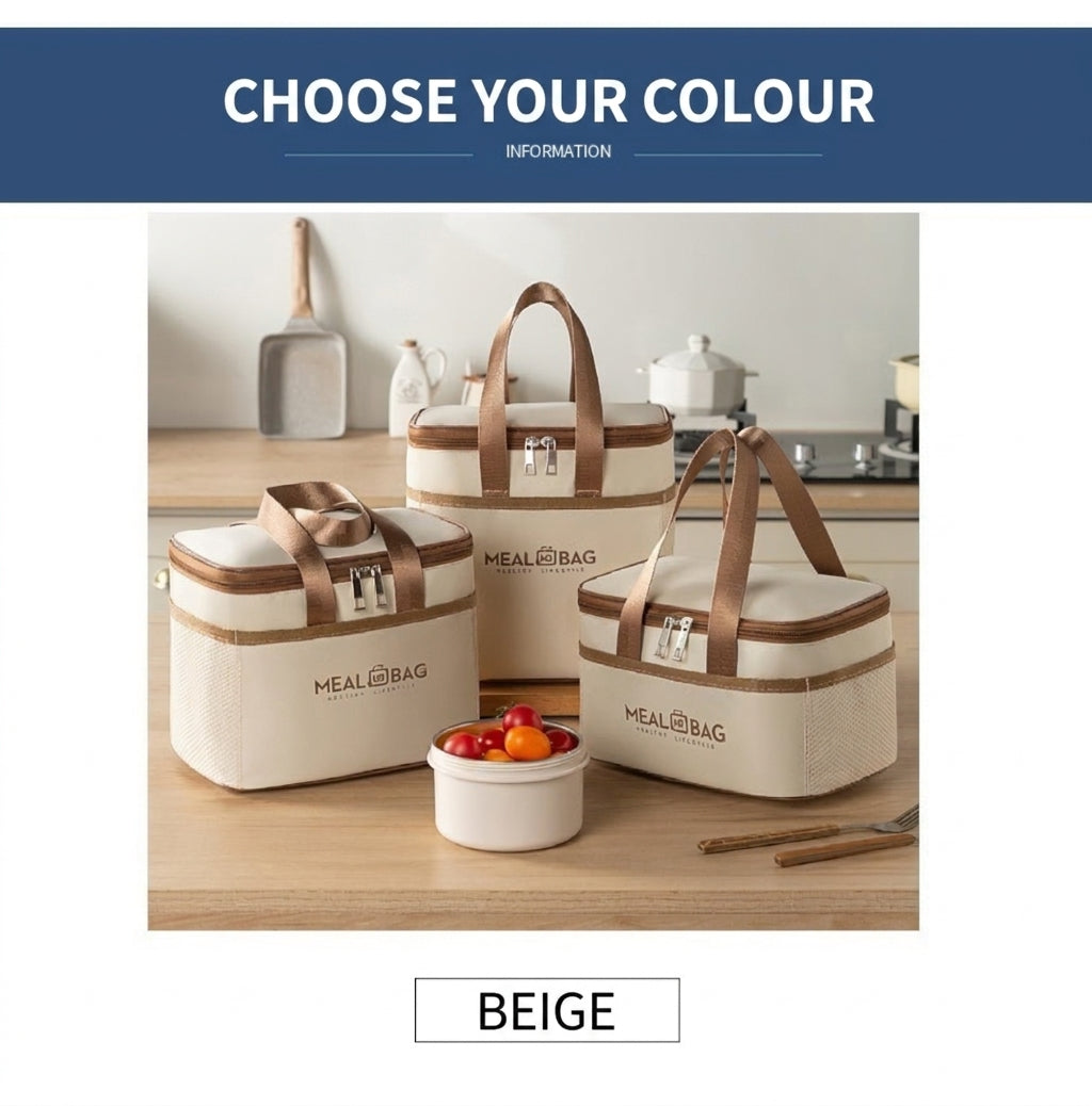 Insulated Lunch Bag, Waterproof Tote