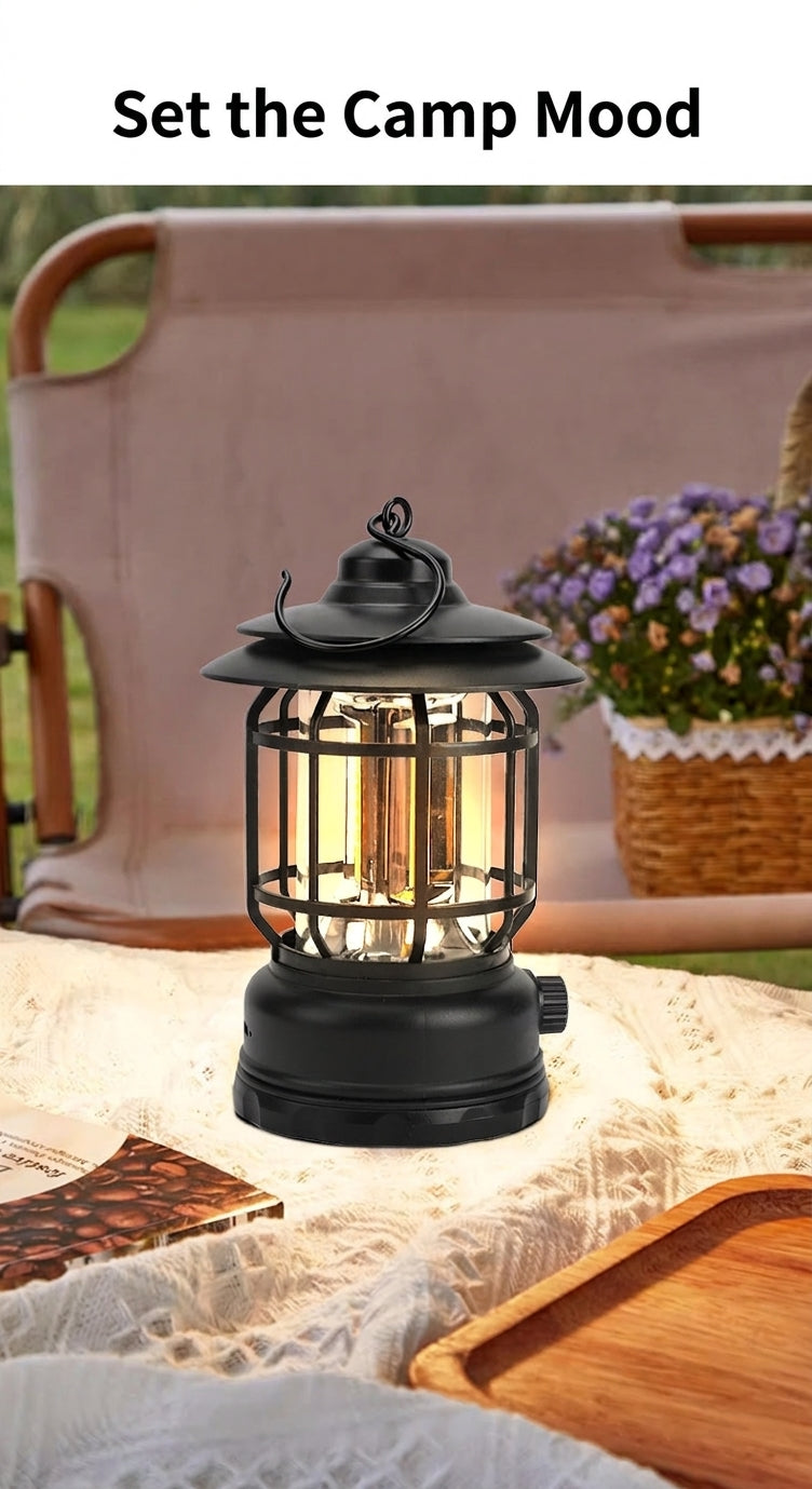 Camping Light - Rechargeable Lantern, Multiple Colors
