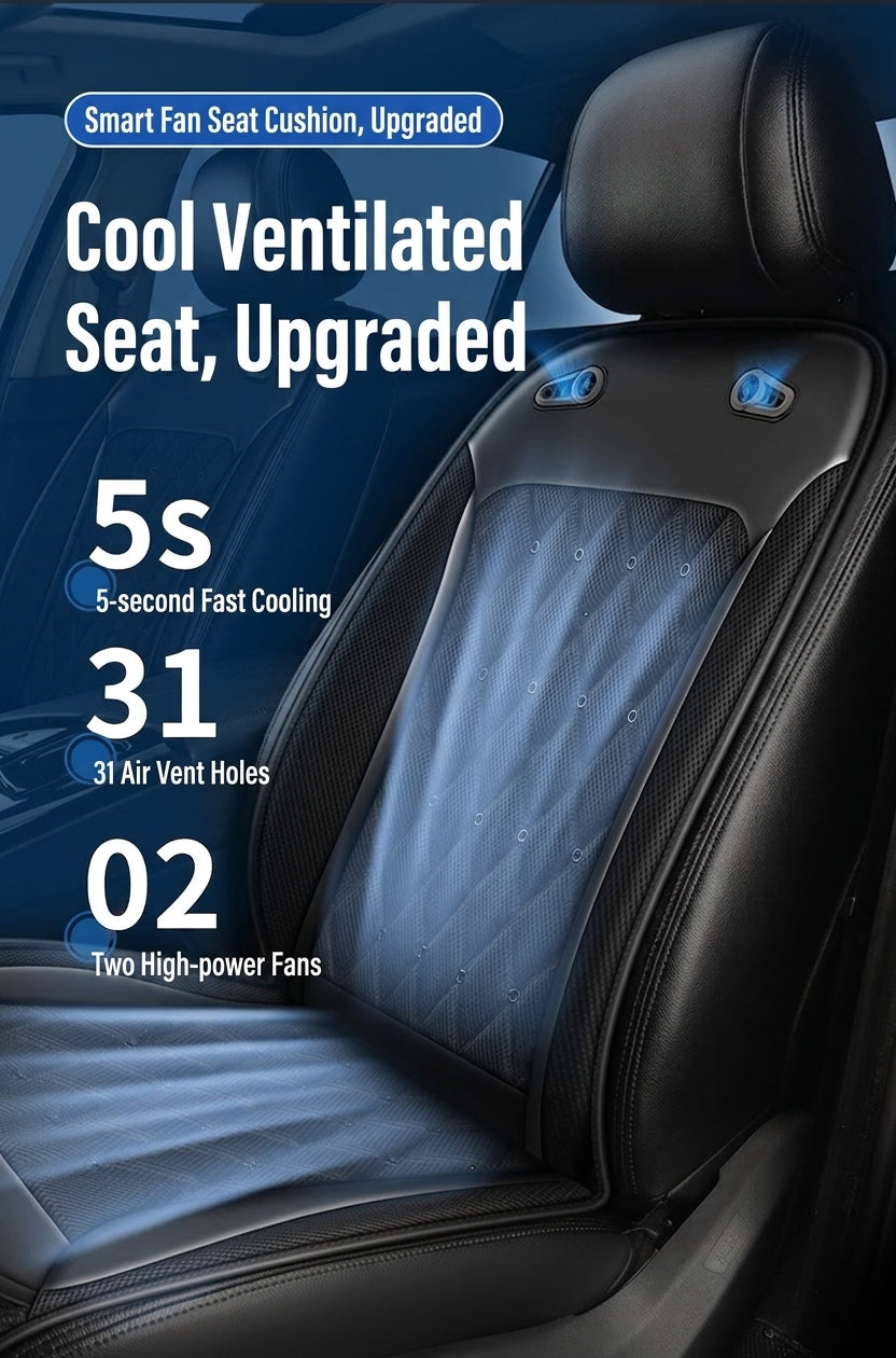Car seat cushions, summer cooling ventilation seat cushions, 12V and 24V for air blowing, car seat cushion manufacturer OEM customization