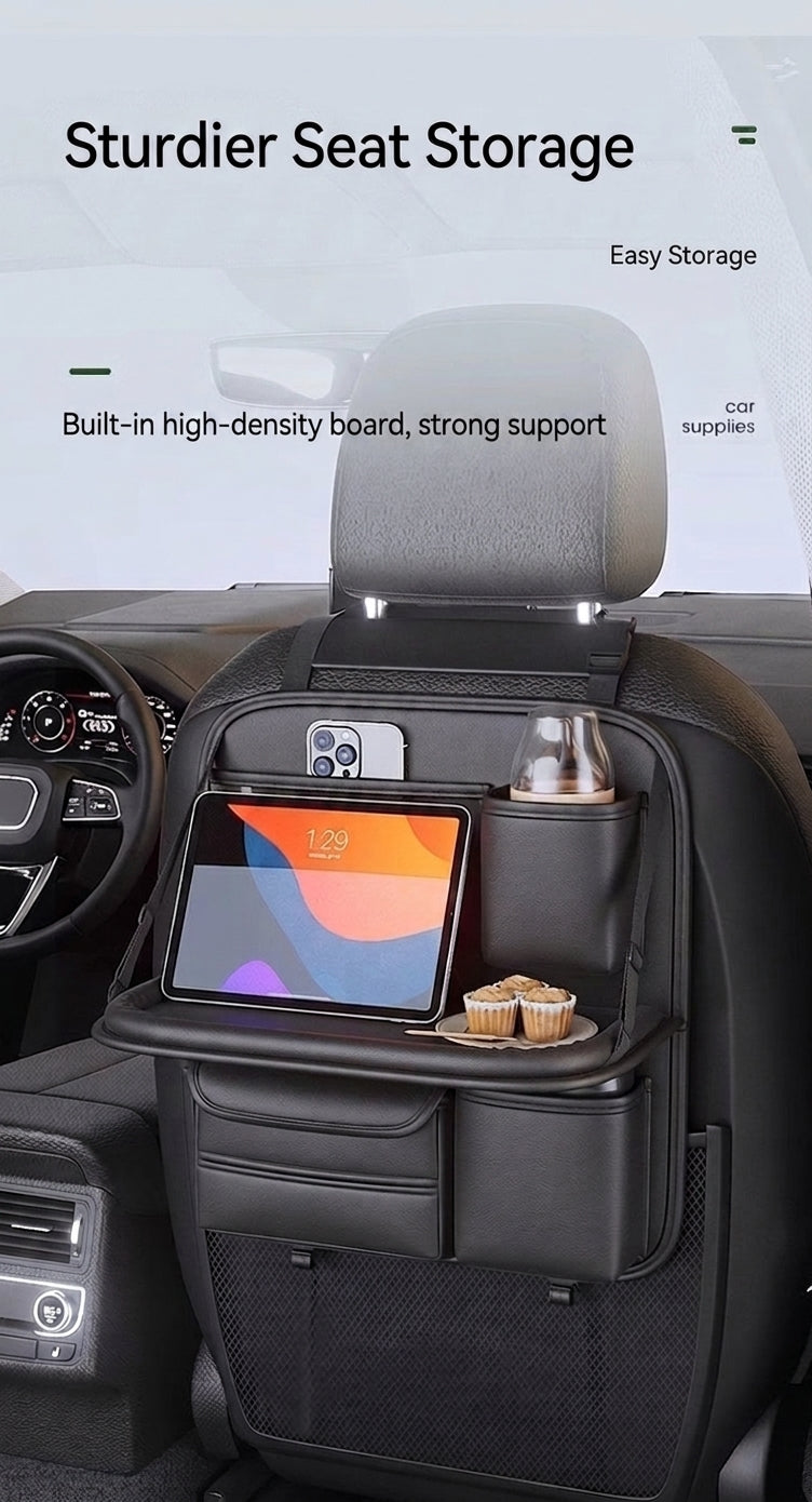 Car seat back, shelf, seat back, storage bag, children's car back seat, folding table, car table, back seat