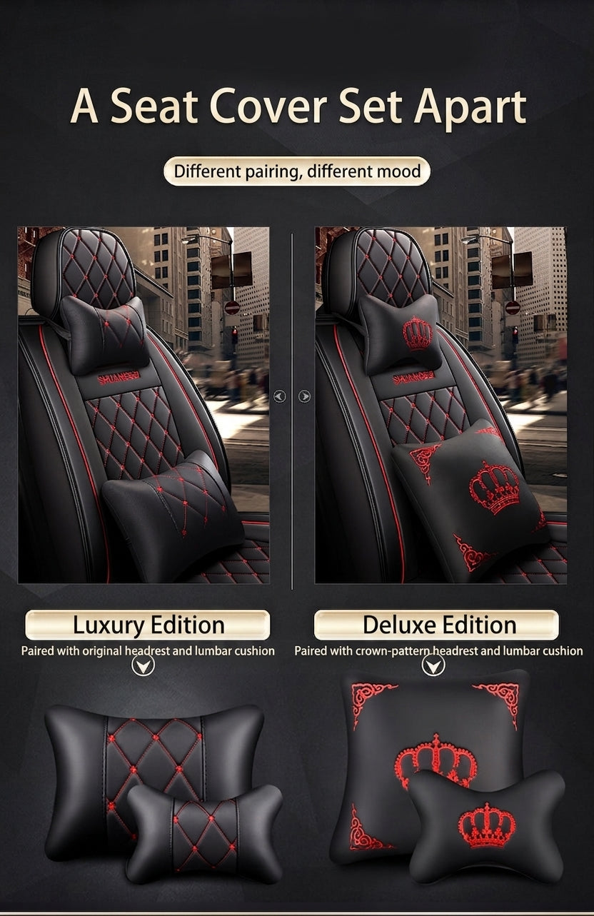 Cross-border new car seat cover, full leather full surrounding, four seasons universal cushion trolley seat cover special manufacturer wholesale