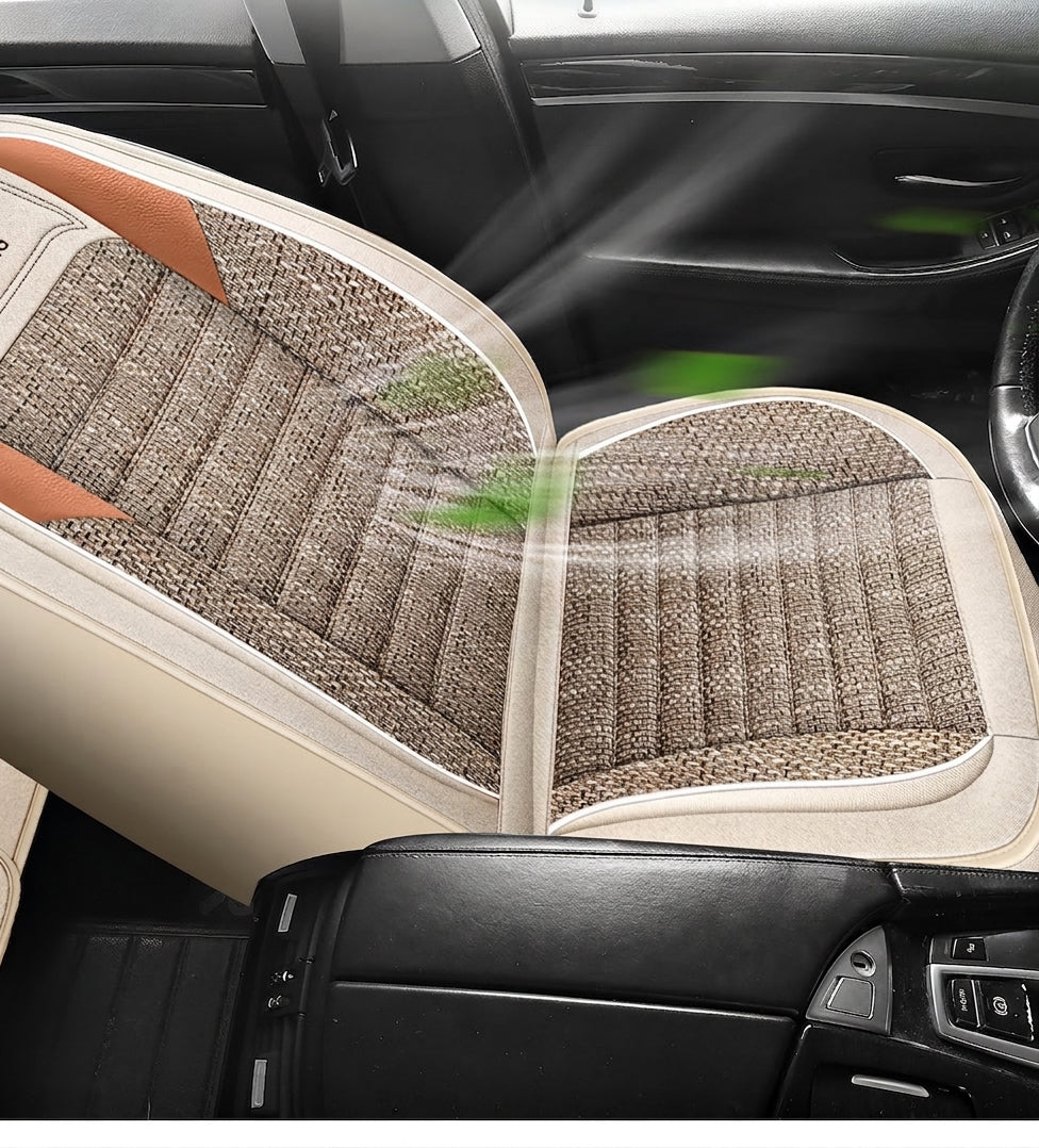 25 years new linen split head car seat cushion four seasons universal seat cover original piece drop shipping cross-border wholesale