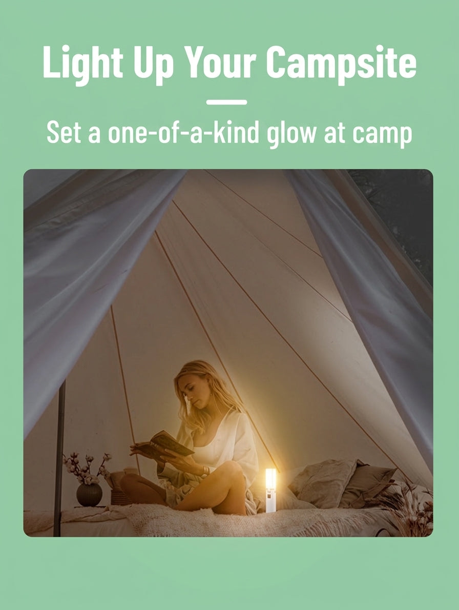 Camping Tent Light, Four-Leaf Foldable LED