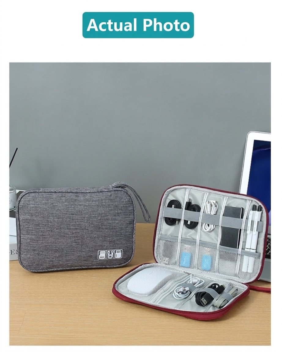 Car Storage Organizer Bag for Cables & Accessories