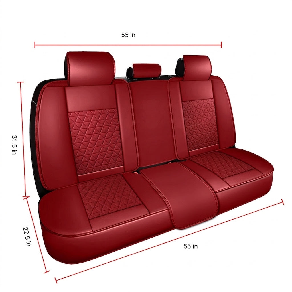 2025 new all-leather fixed lumbar wing Nappa leather car cushion all-season universal full-enveloping seat cover