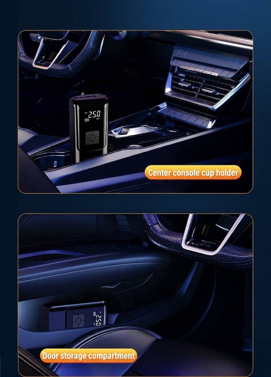 [Kuangjin Exclusive] Portable car, off-road vehicle, bicycle, onboard air pump, wireless dual-mode air pump