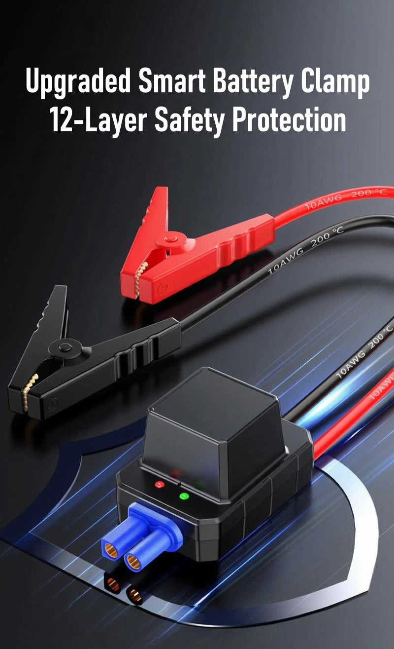 Cross-border vehicle emergency power supply starter air pump, tire high-pressure digital display all-in-one, automotive electric air inflation pump