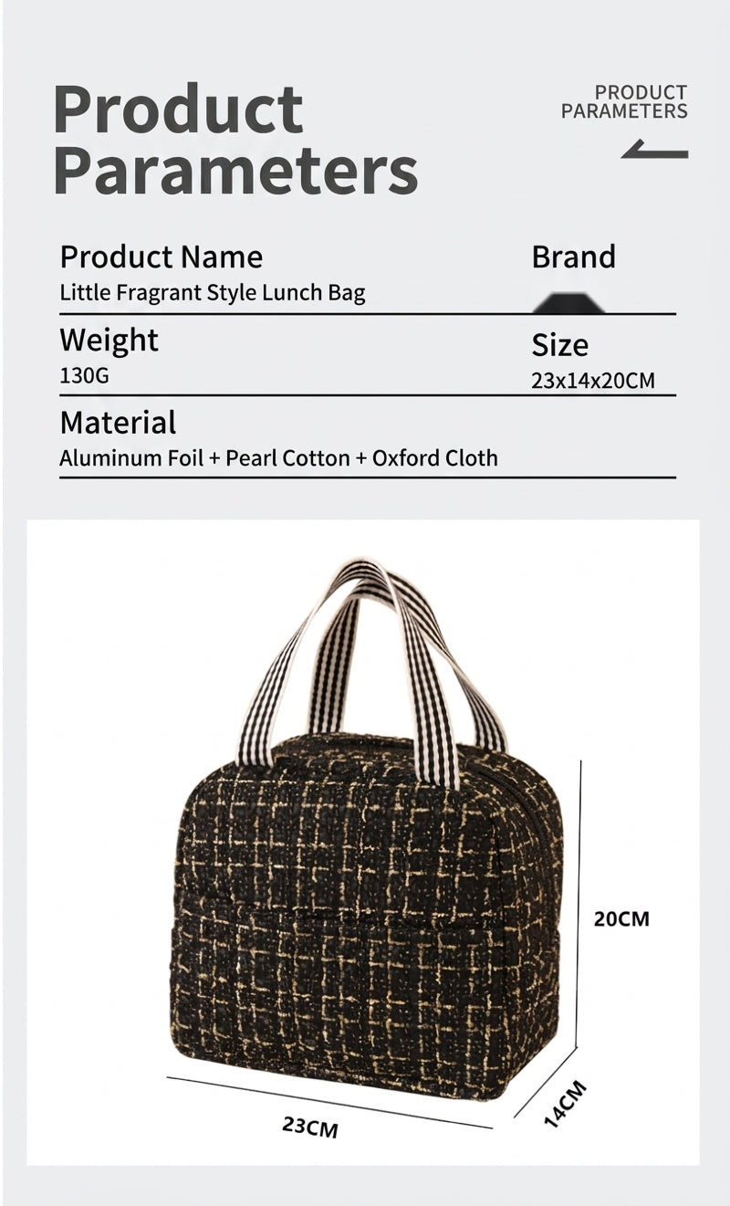 Insulated Lunch Box Bag, Large Capacity