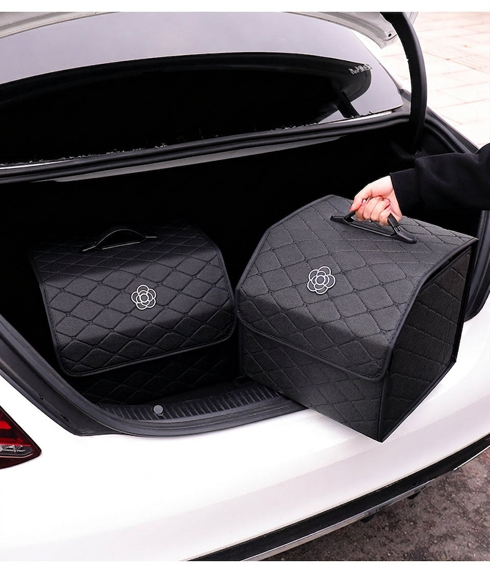 Car trunk storage box, car tail box, camellia car, good things, sorting storage box, multi-functional storage girl