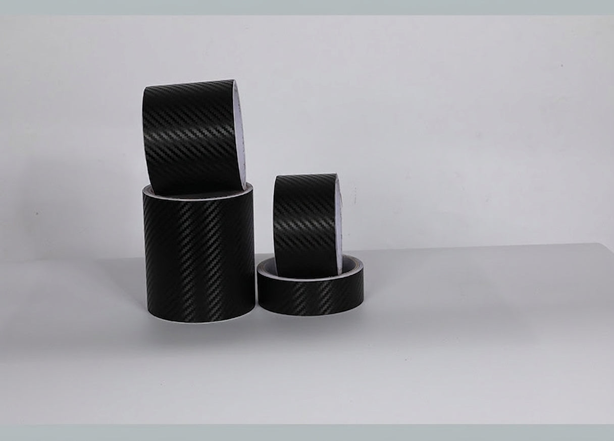 3D carbon fiber car stickers, door sill protection strips, bumper scratch and anti-collision tape, motorcycle and bicycle waterproof
