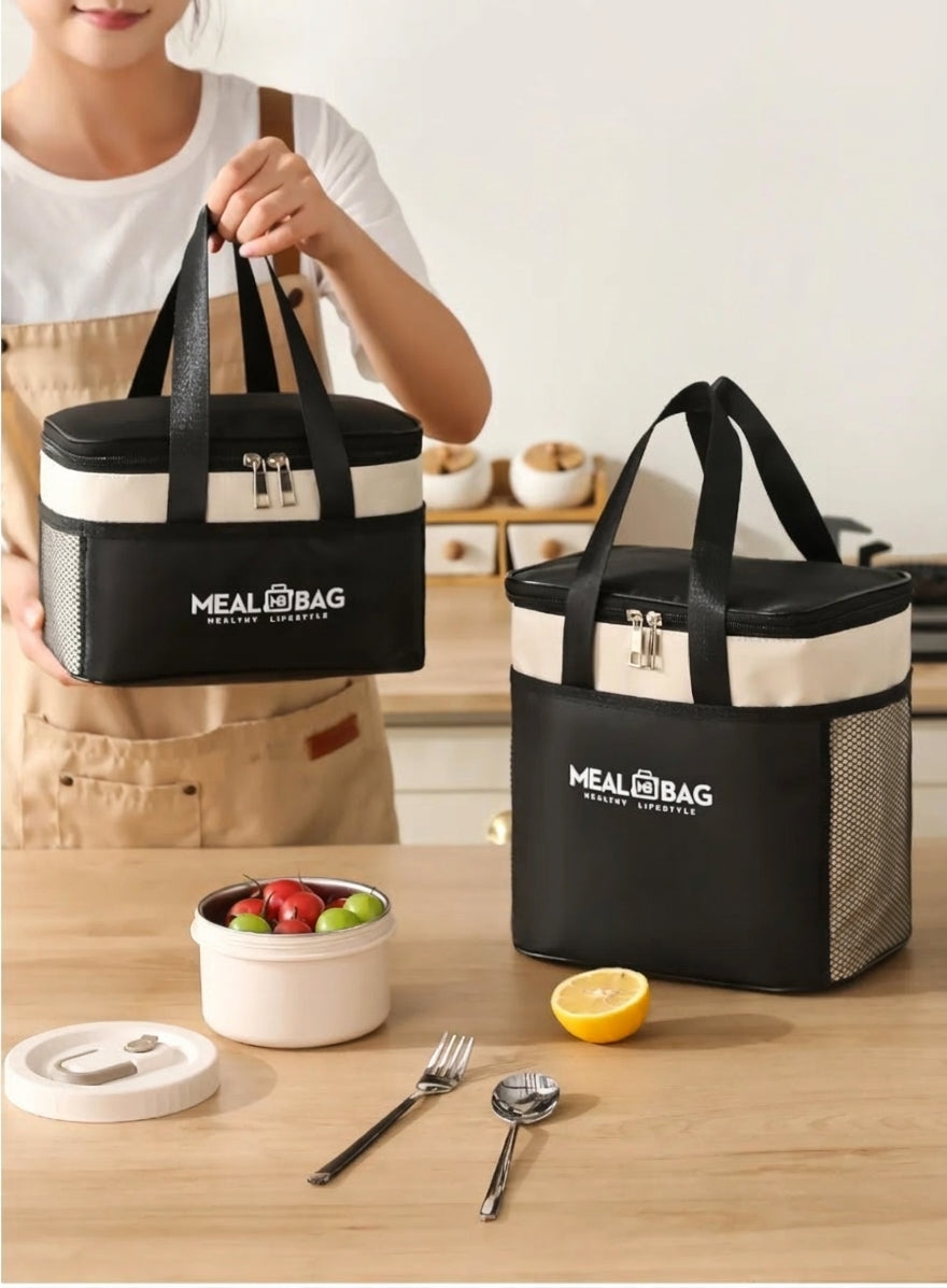 Insulated Lunch Bag, Waterproof Oxford Cloth