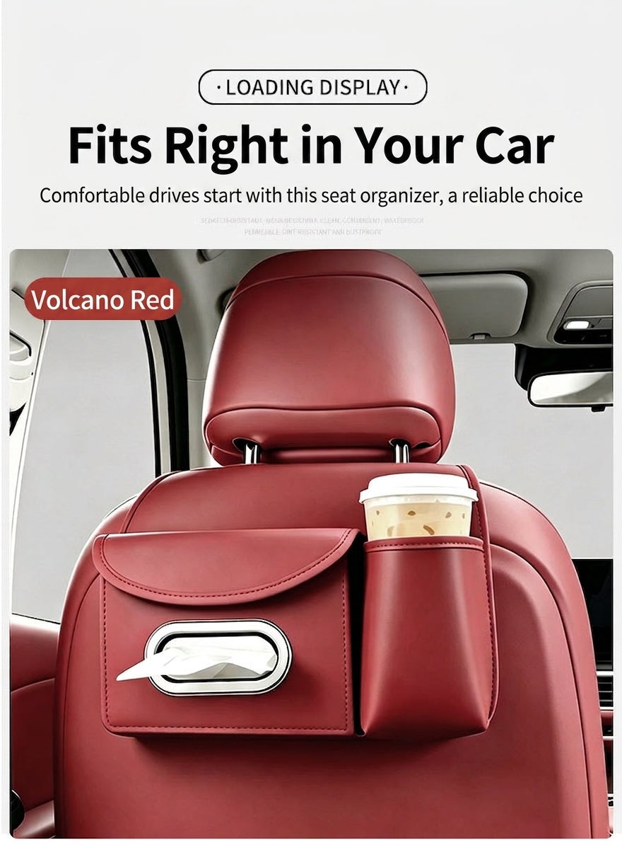Multifunctional storage bag for car seats, tissue boxes, car storage bags, hanging bags, water cup holders in the car