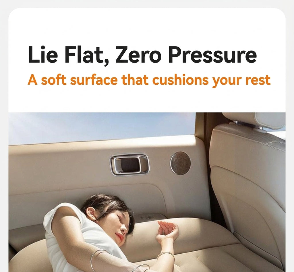 Car rear travel mattress new energy sleeping travel automatic charging and discharging carry leveling to fill the inflatable bed
