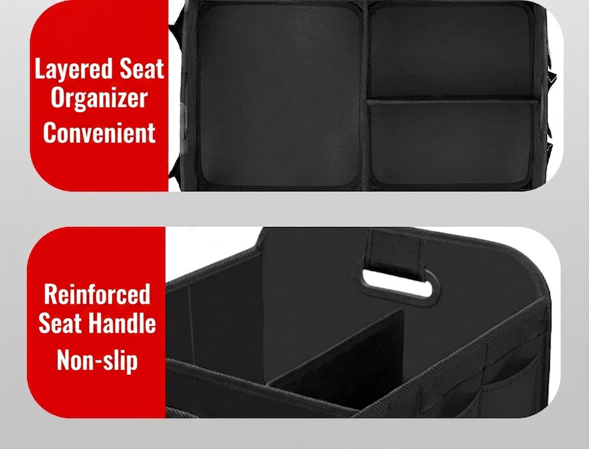 Cross-border car storage box trunk storage box oxford cloth storage box large capacity foldable spot wholesale