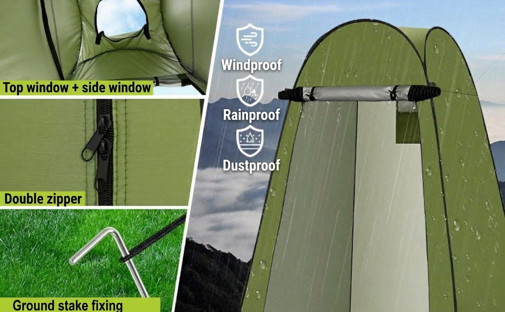 Fishing, shower, bathing artifact, outdoor camping, fishing, changing clothes, simple and portable, portable portable toilet, warm tent, toilet