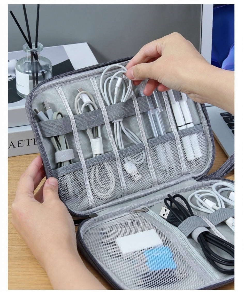 Car Storage Organizer Bag for Cables & Accessories