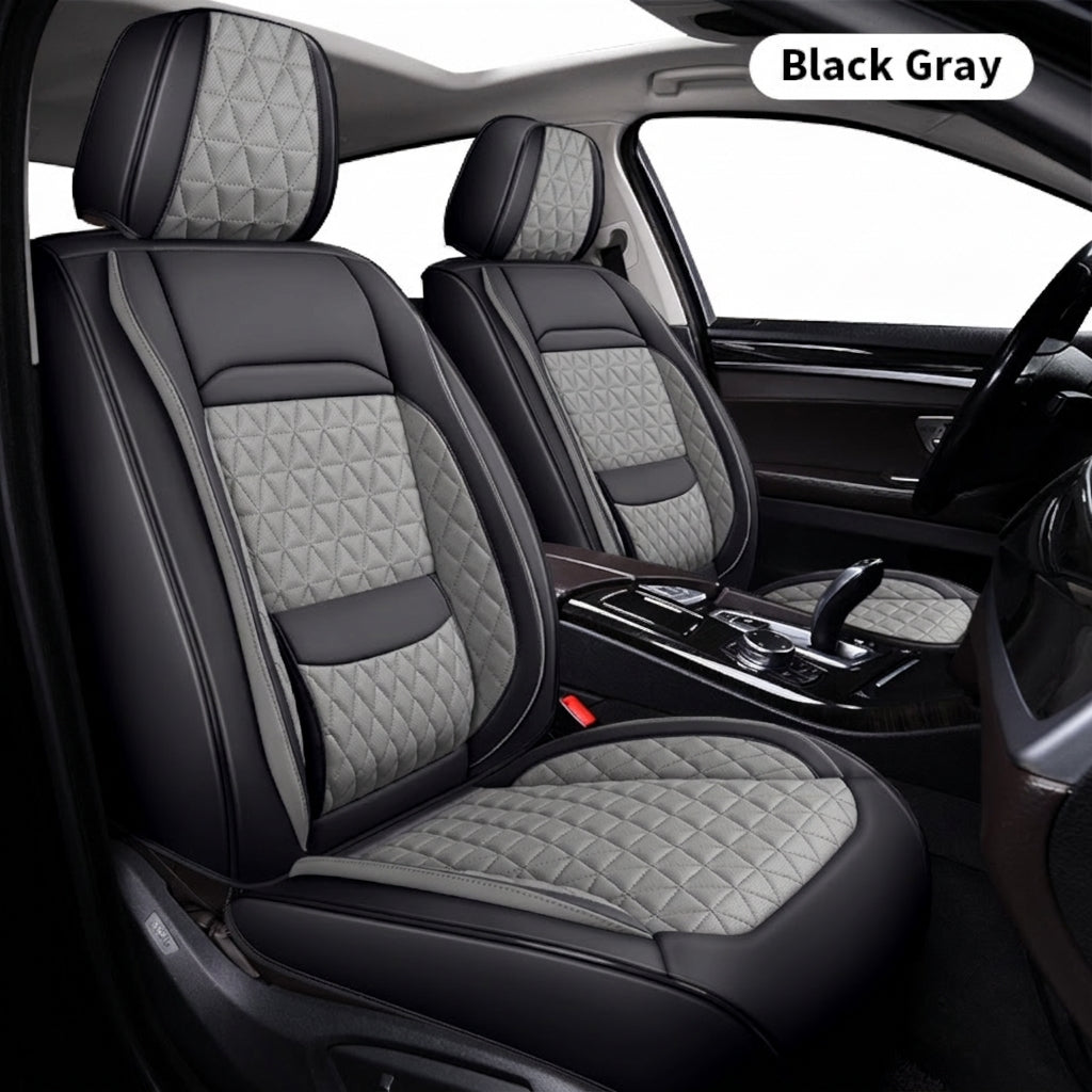 2025 new all-leather fixed lumbar wing Nappa leather car cushion all-season universal full-enveloping seat cover