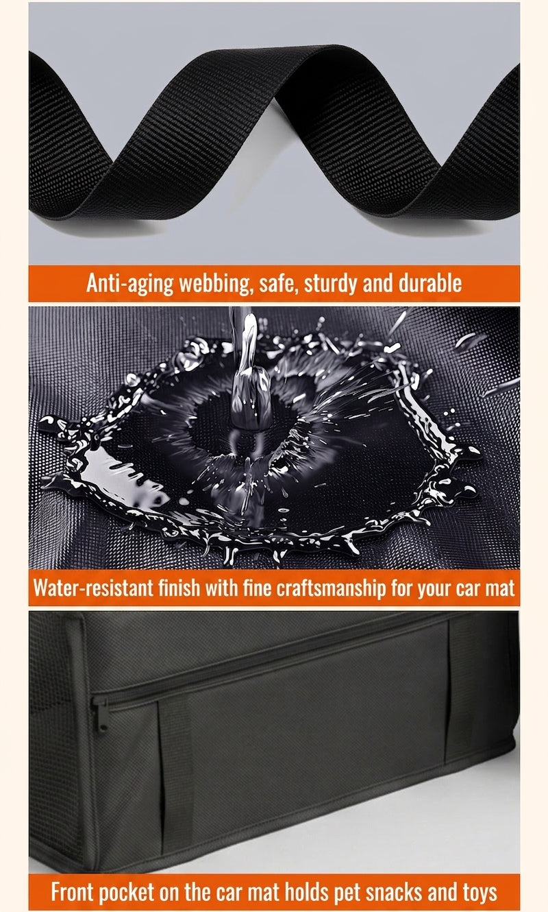 Cross-border bestseller breathable mesh pet car mat hanging bag, pet car carrier waterproof car dirt mat, dog anti-collapse